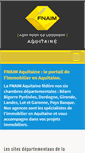 Mobile Screenshot of fnaim-aquitaine.com
